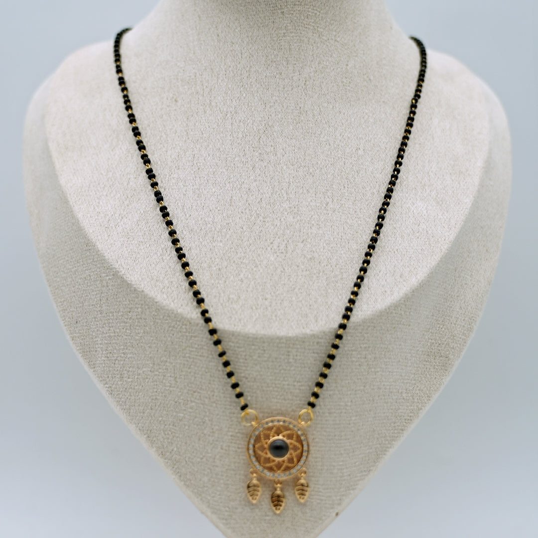 Mangalsutra with Black Bead Chain